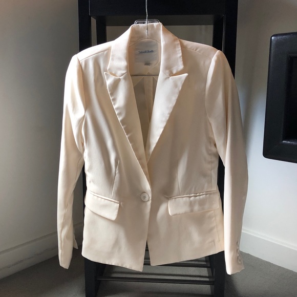 ModCloth ‘Aisle Be There’ Cream Blazer NWOT - Picture 3 of 5